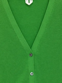 Kurzärmlige Strickjacke