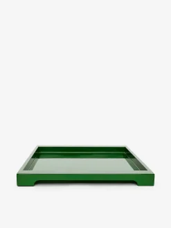 Lackiertes Tablett, 47 x 31 cm