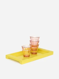 Lackiertes Tablett, 39 x 20 cm