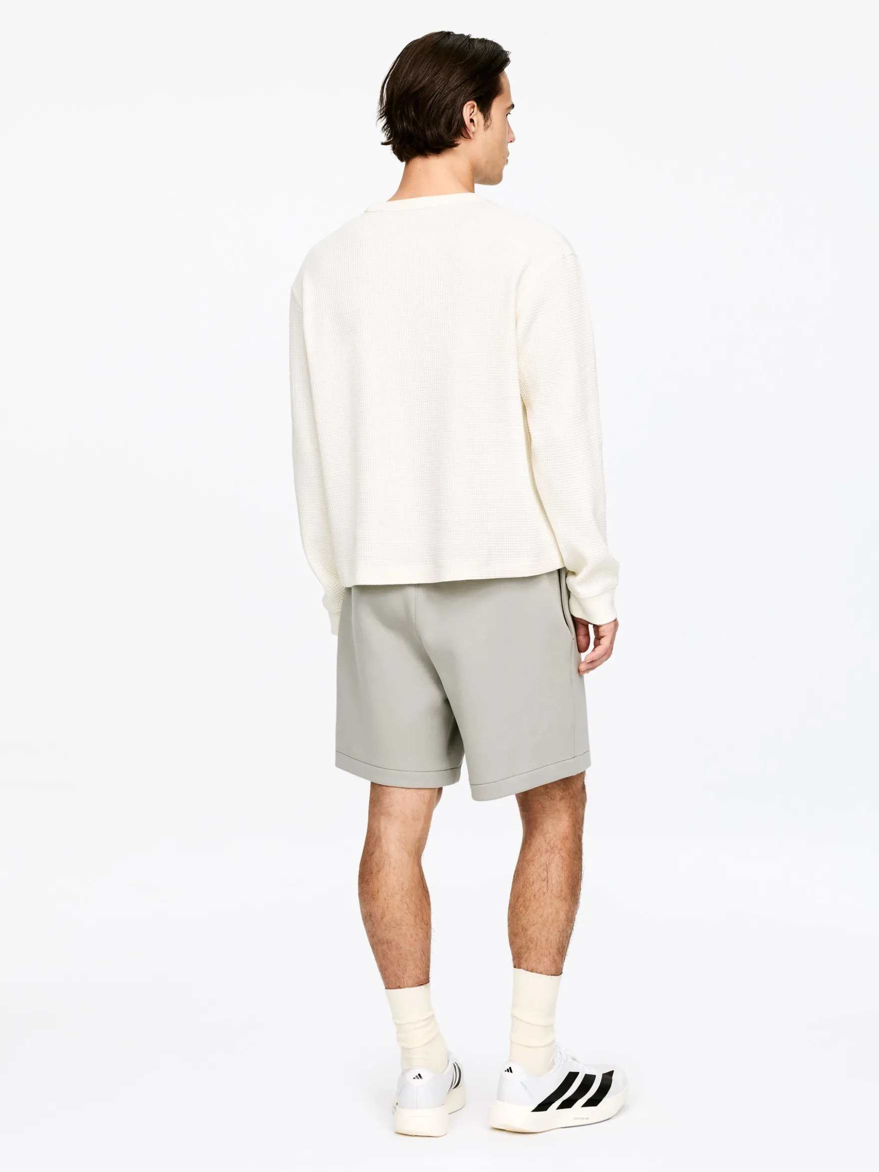 Langarmshirt mit Waffelstruktur