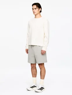 Langarmshirt mit Waffelstruktur