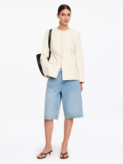 Lange Jeansshorts