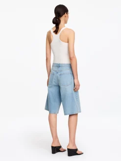 Lange Jeansshorts