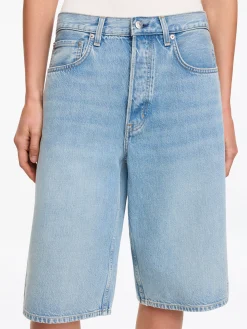 Lange Jeansshorts