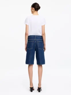 Lange Jeansshorts