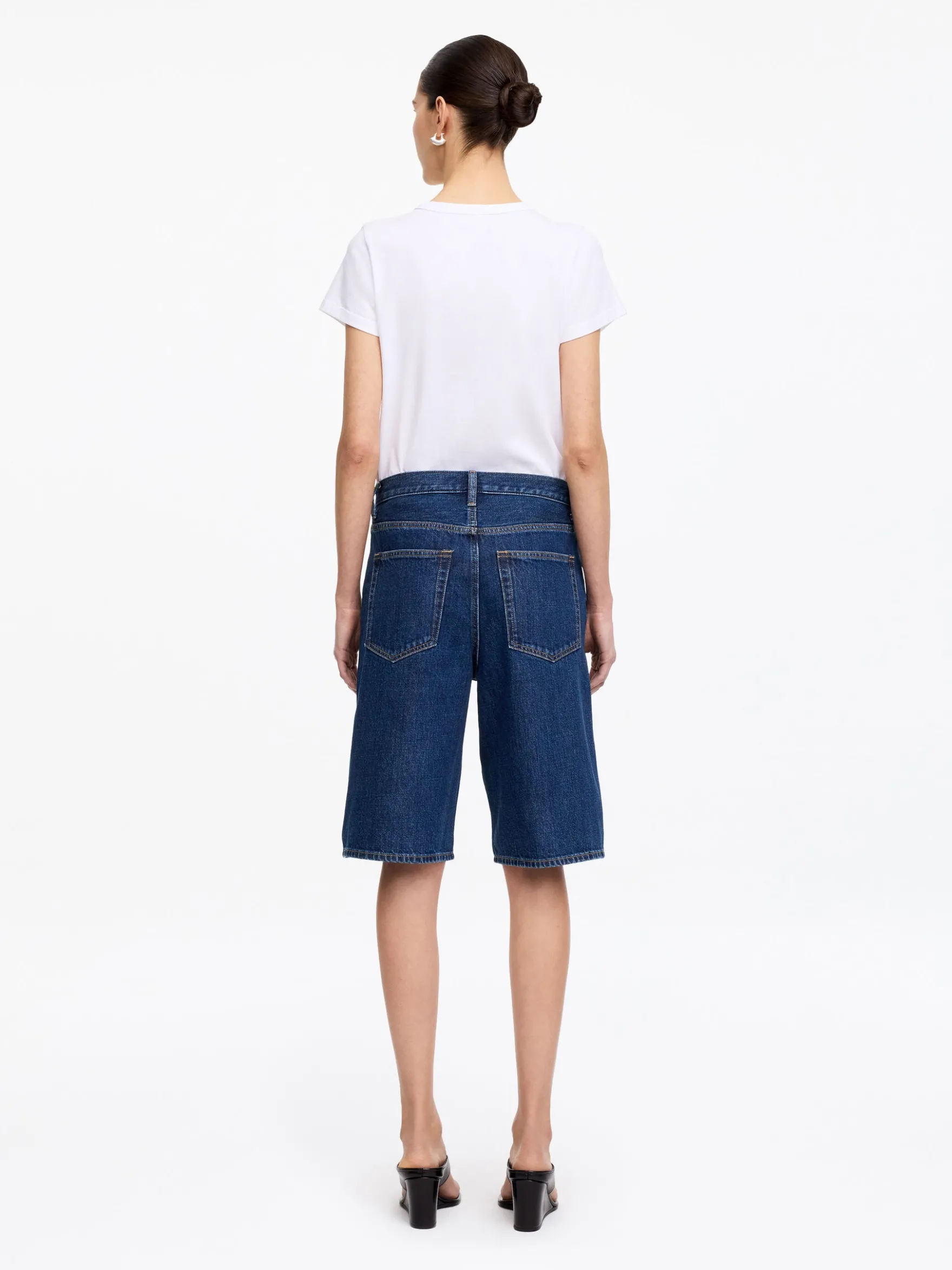 Lange Jeansshorts