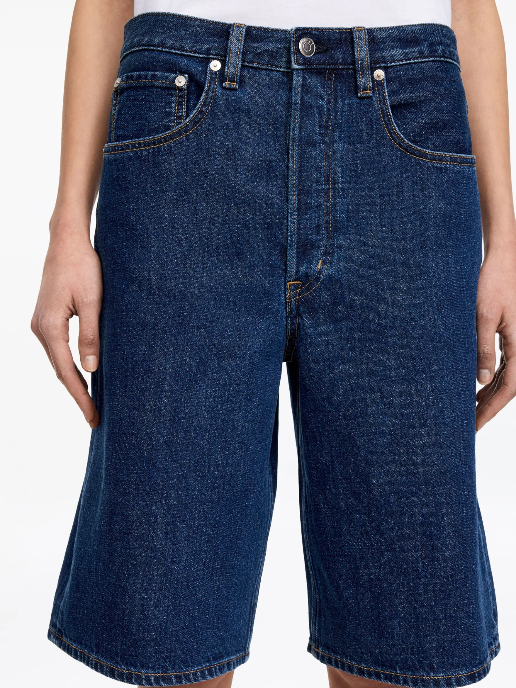 Lange Jeansshorts