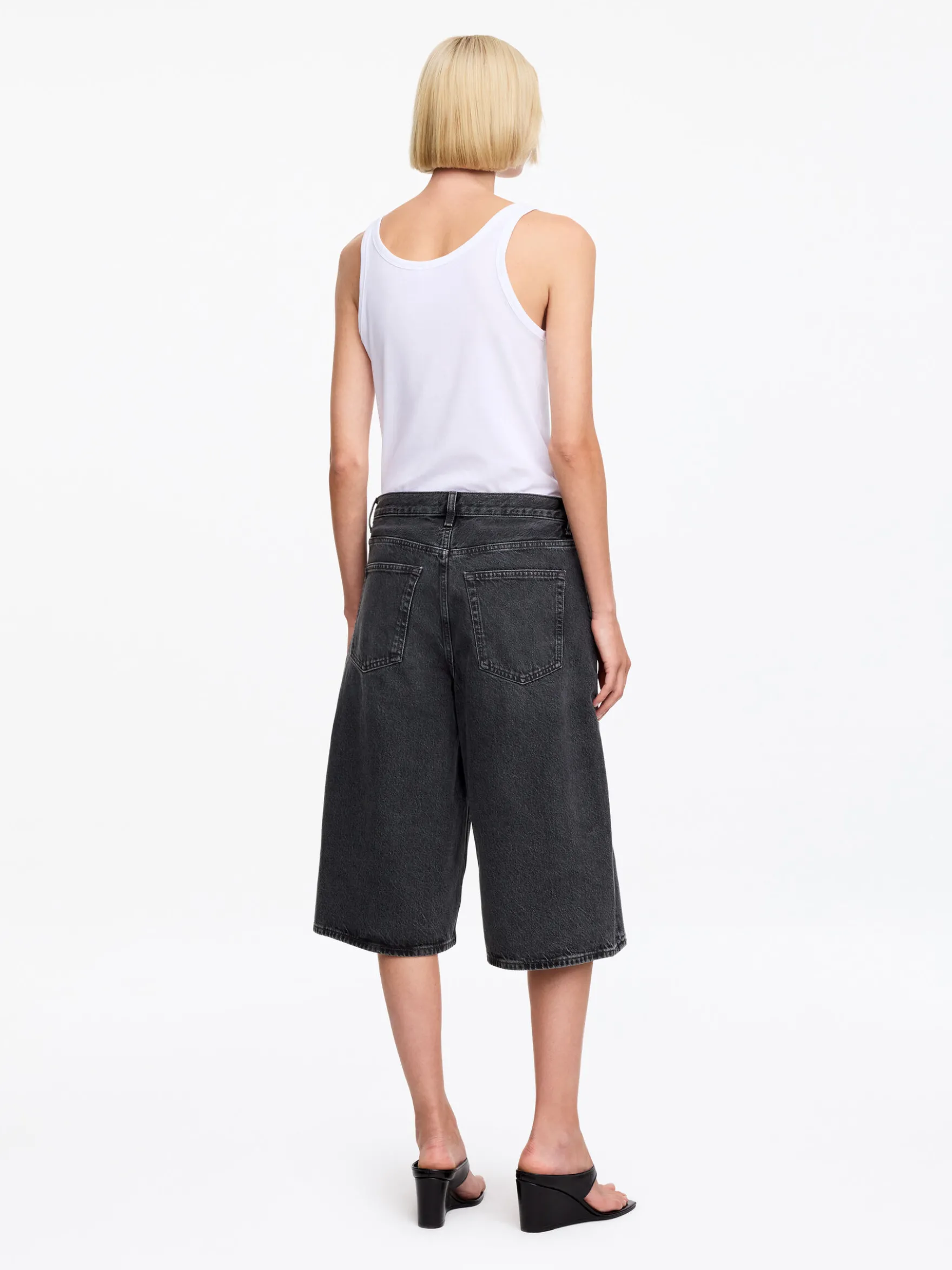 Lange Jeansshorts