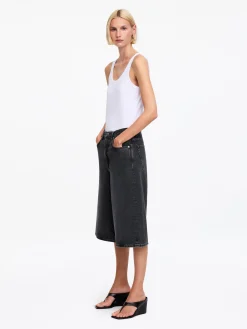 Lange Jeansshorts