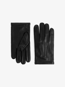 Lederhandschuh mit Wollfutter