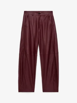 Lederhose mit Barrel Leg