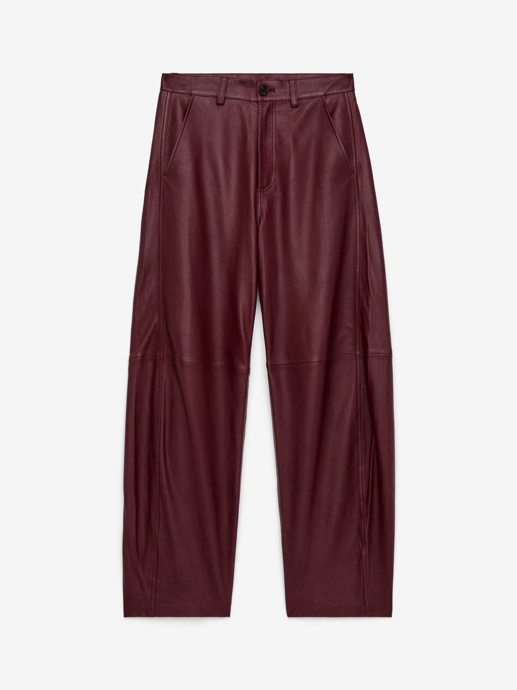 Lederhose mit Barrel Leg