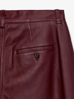 Lederhose mit Barrel Leg
