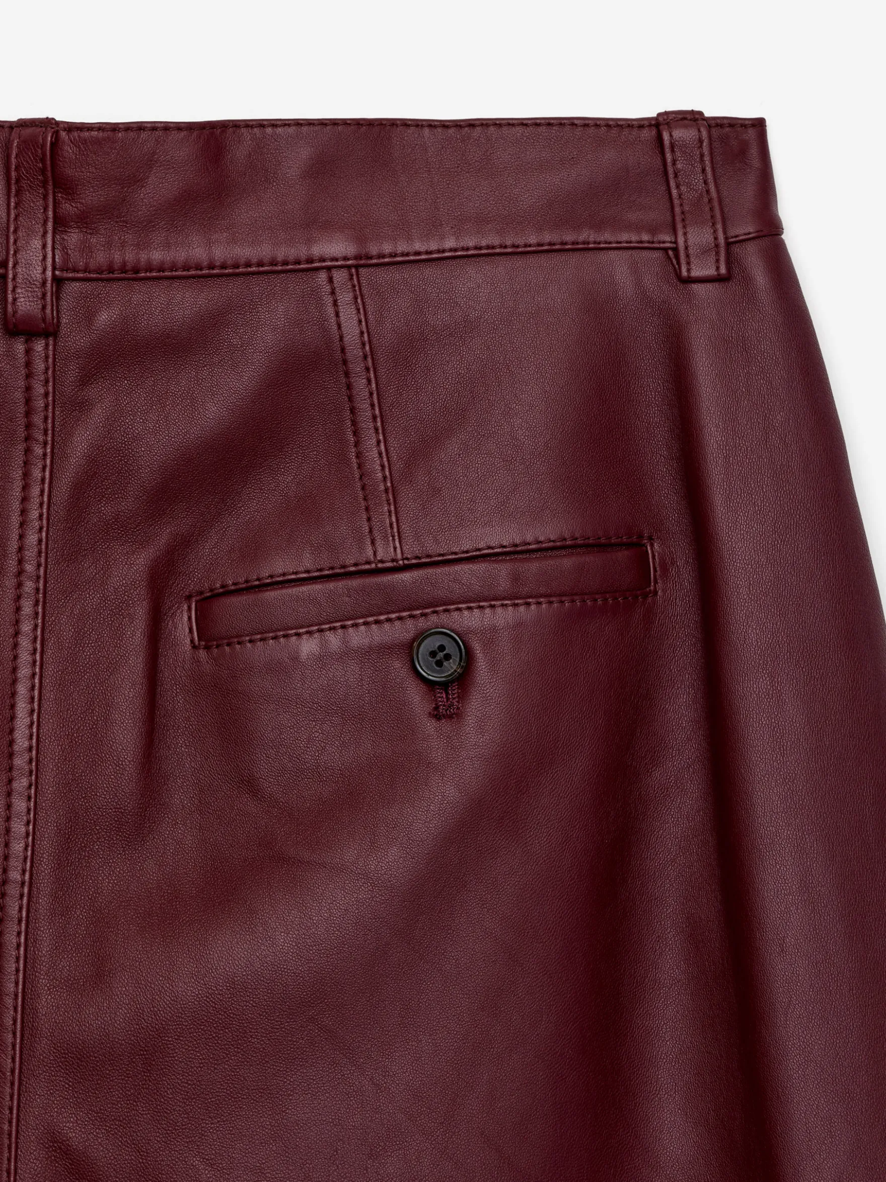 Lederhose mit Barrel Leg