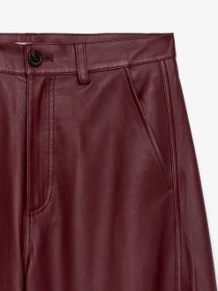 Lederhose mit Barrel Leg