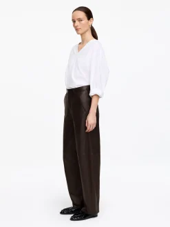 Lederhose mit Barrel Leg