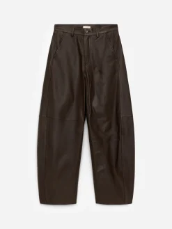 Lederhose mit Barrel Leg