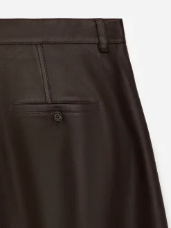 Lederhose mit Barrel Leg