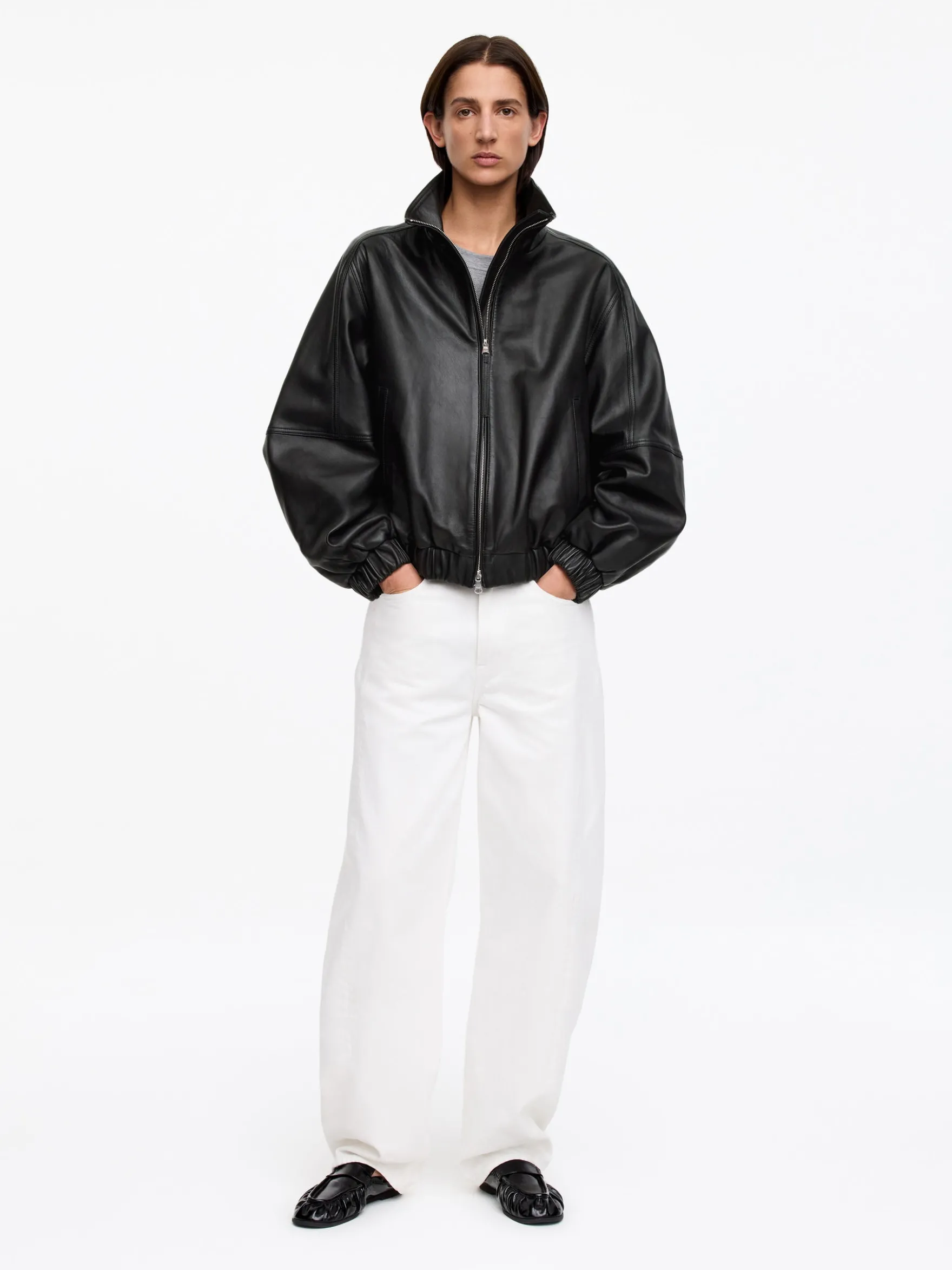Lederjacke