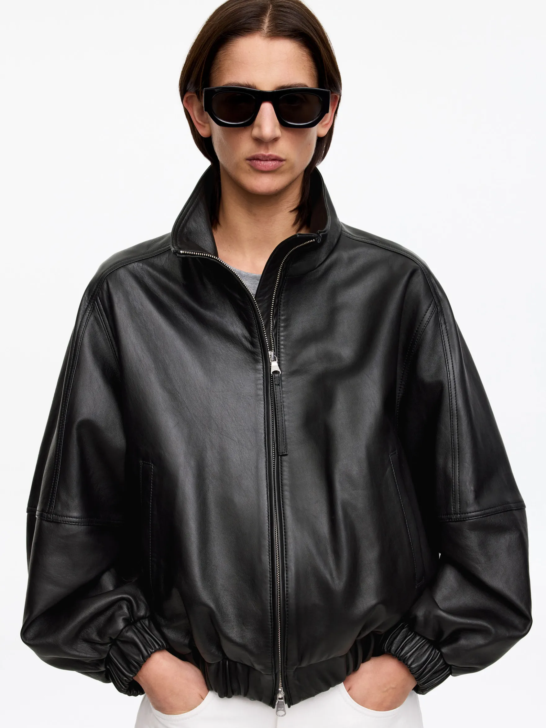 Lederjacke
