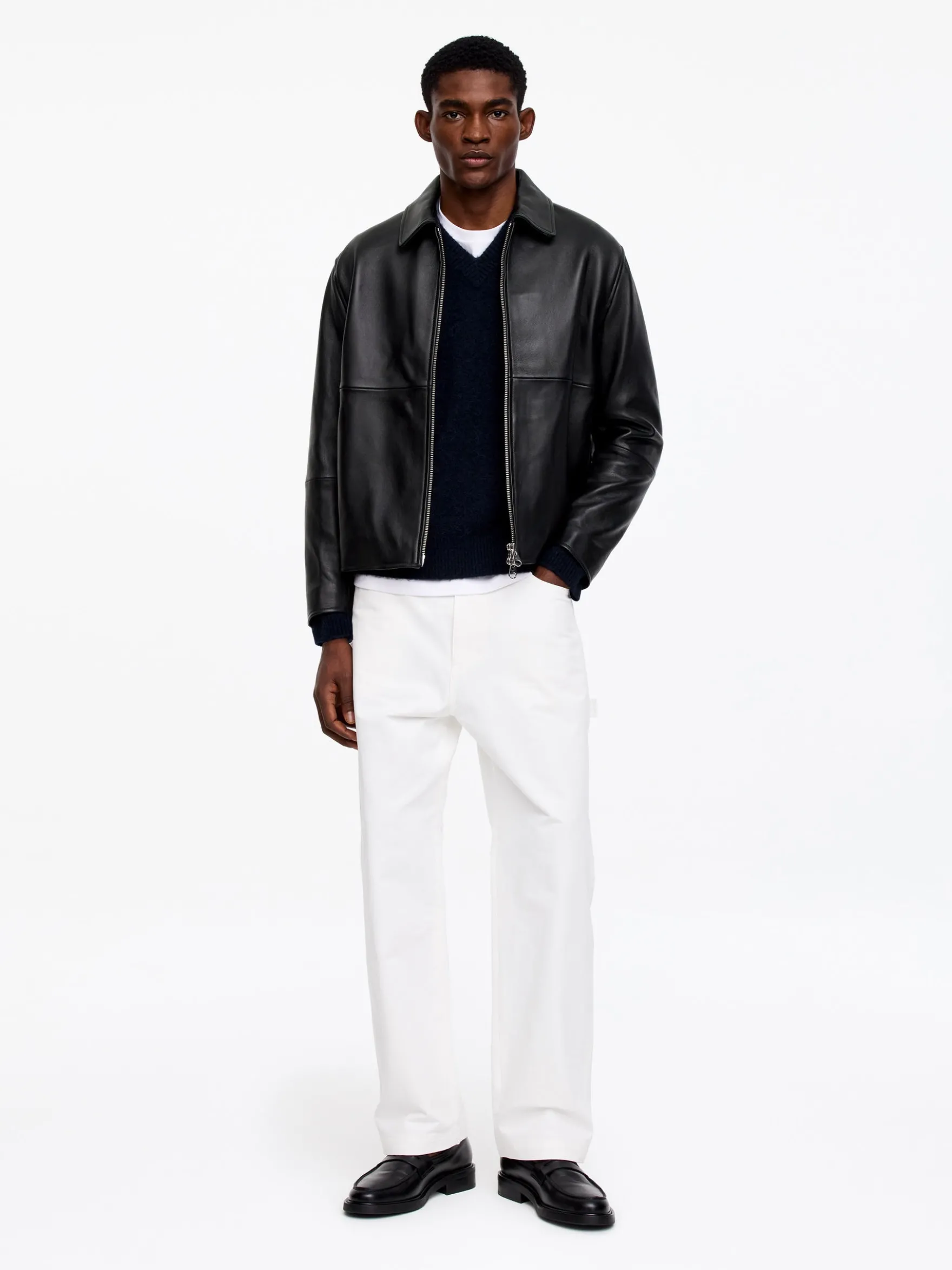 Lederjacke