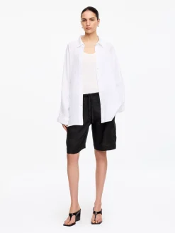 Leinen-Shorts