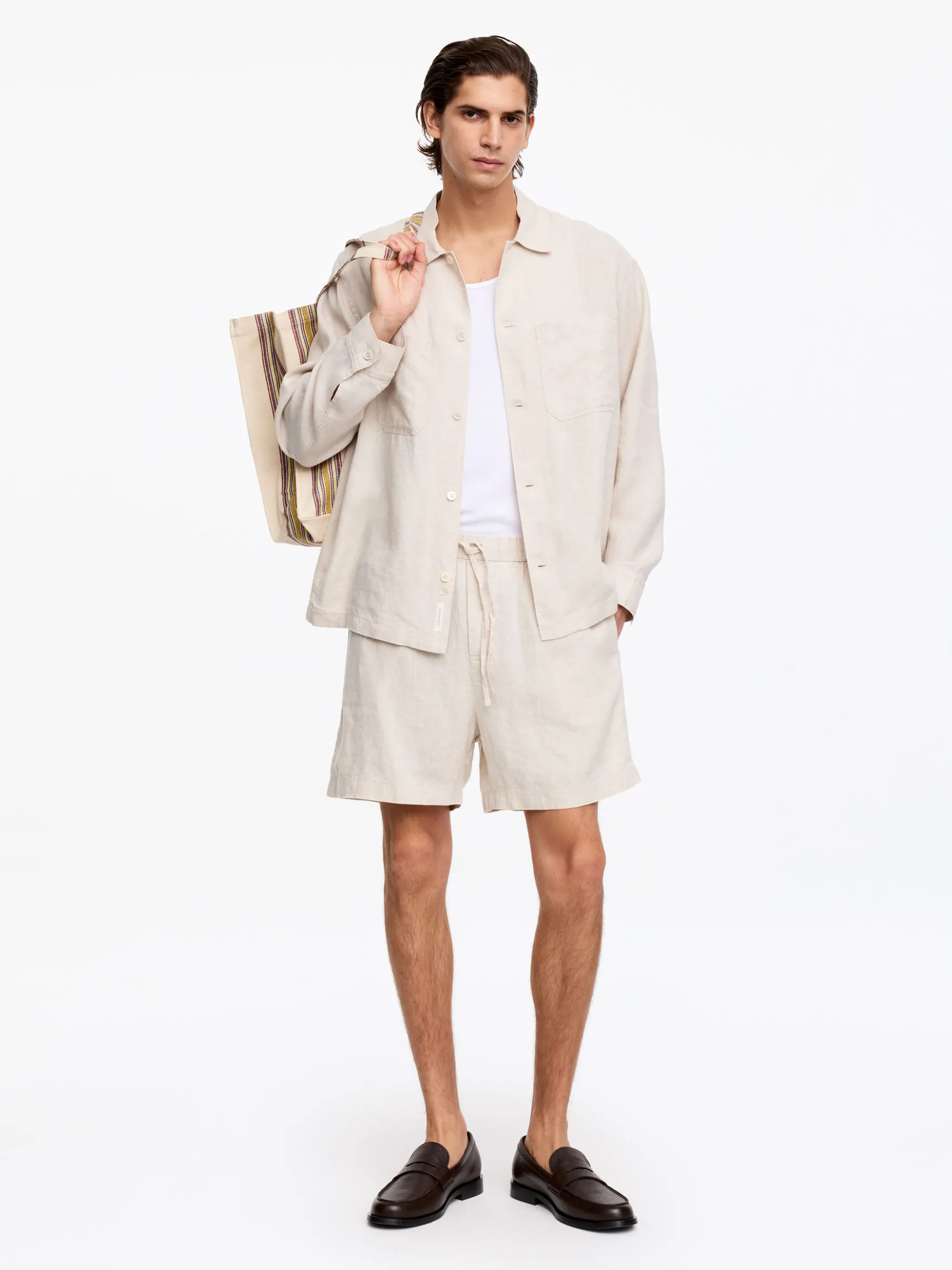 Leinen-Shorts