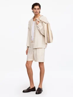 Leinen-Shorts
