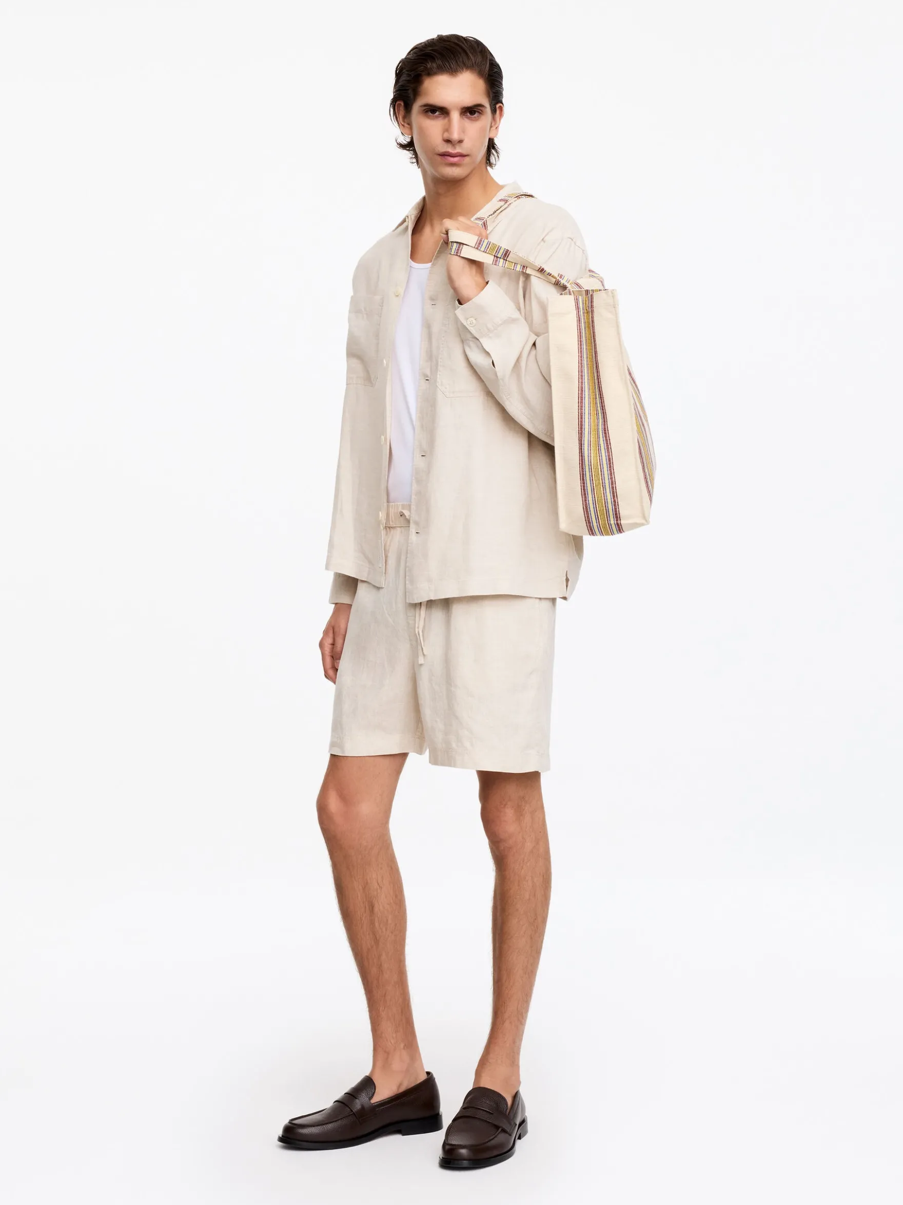 Leinen-Shorts