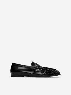 Loafer aus Lackleder