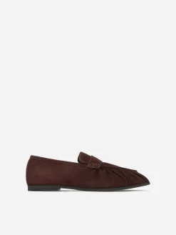 Loafer aus Veloursleder