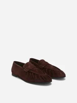 Loafer aus Veloursleder