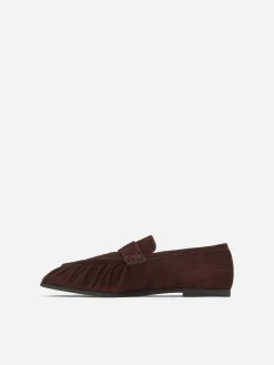 Loafer aus Veloursleder