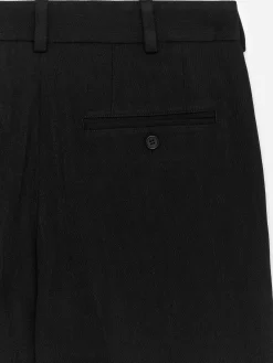 Locker geschnittene Hose aus Wolle