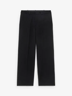 Locker geschnittene Hose aus Wolle