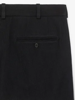 Locker geschnittene Hose aus Wolle