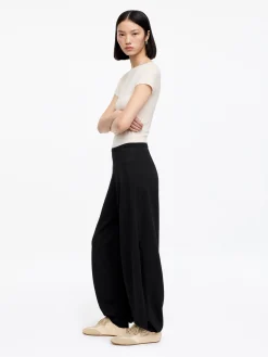 Lockere Feinstrickhose