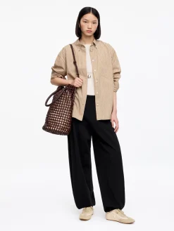 Lockere Feinstrickhose