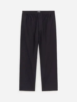 Lockere Hopsack-Hose aus Baumwolle
