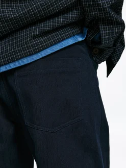 Lockere Hose aus Baumwolltwill