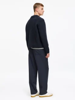 Lockere Hose aus Wollmischung