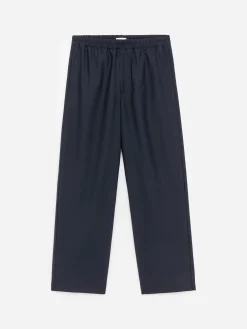 Lockere Hose aus Wollmischung