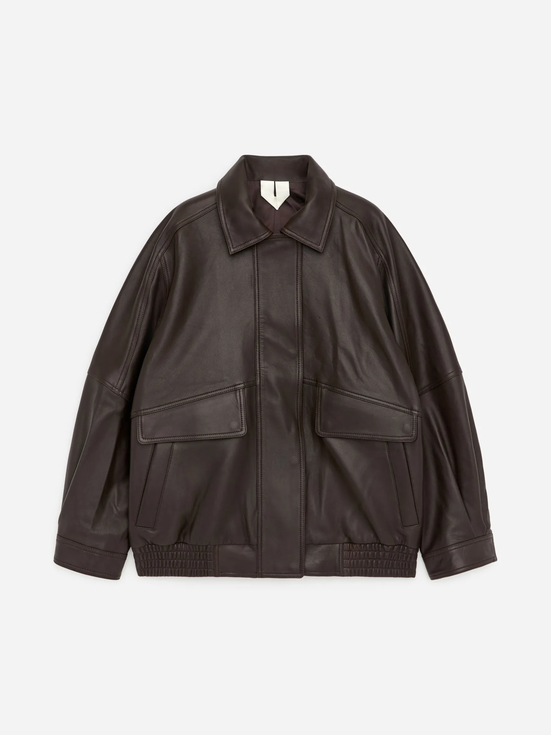 Lockere Lederjacke