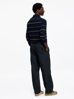 Lockere Leinenhose