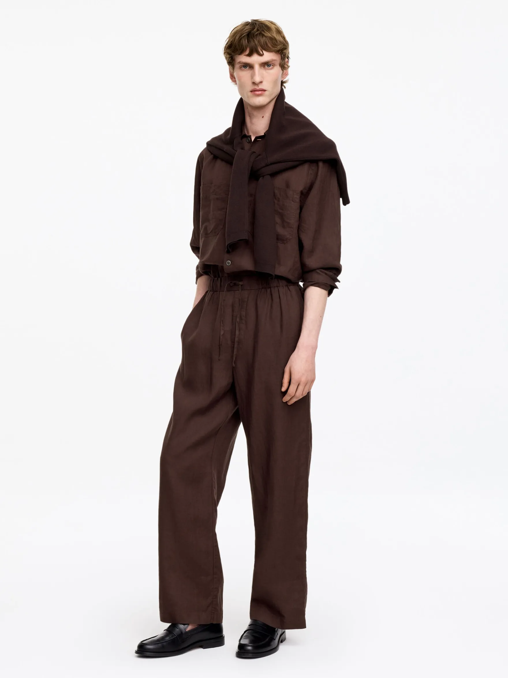 Lockere Leinenhose