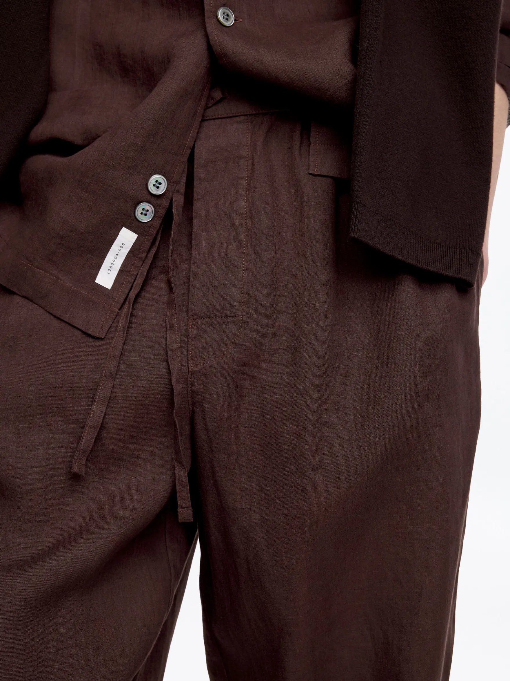 Lockere Leinenhose