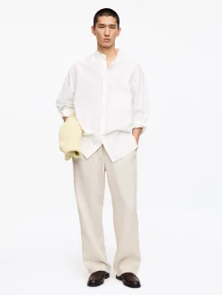 Lockere Leinenhose