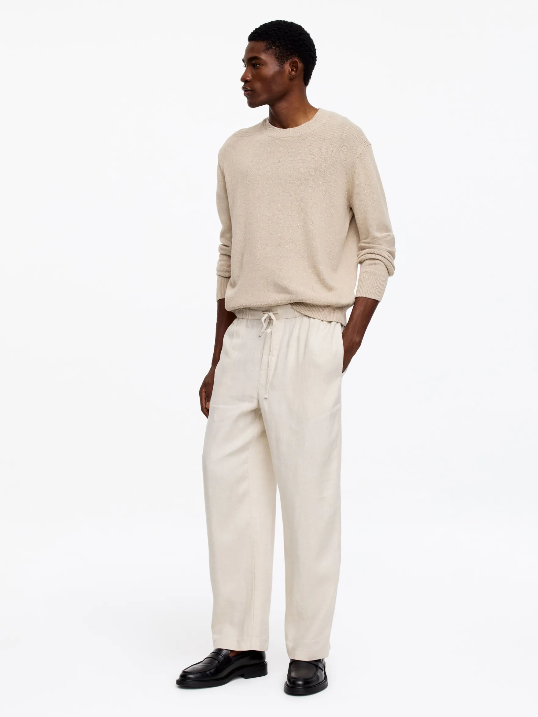 Lockere Leinenhose