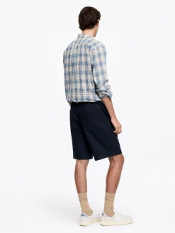 Lockere Shorts aus Baumwolle und Leinen