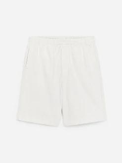 Lockere Shorts aus Baumwolle und Leinen